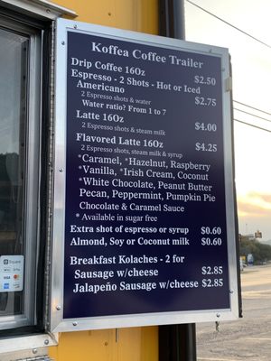 Menu photo 2 koffea coffee Canyon Lake, TX