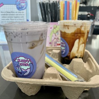 Sleepy Kitea - Taro Milk Tea and Tiger Sugar Milk Tea - Bubble Tea Near Me - Riverside, California