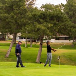 Steve Bean Golf Schools - Doing some short game work with a student at Jurupa Hills Country Club in Riverside California.