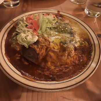 The Shed - Chicken Enchiladas "Christmas-Style" - New Mexican Cuisine Near Me - Santa Fe, New Mexico The Shed - Chicken Enchiladas "Christmas-Style" - New Mexican Cuisine Near Me - Santa Fe, New Mexico