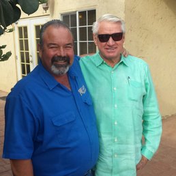 Ivan "Iron Man " Stewart and Owner Miguel Fuentes Ivan "Iron Man " Stewart and Owner Miguel Fuentes