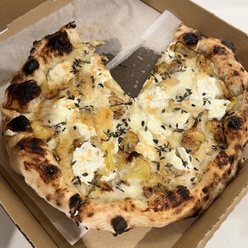 Sei Pizza Bar - Patate (potato pizza - I was so hungry I ate a slice before heading home) - Pizza Near Me - Los Angeles, California Sei Pizza Bar - Patate (potato pizza - I was so hungry I ate a slice before heading home) - Pizza Near Me - Los Angeles, California
