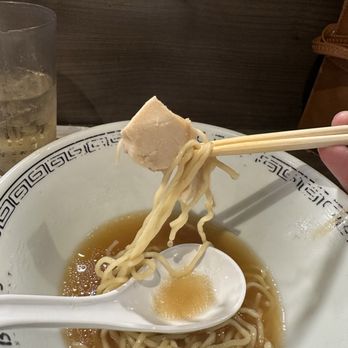 Ramen Boys - My Yuzu shio had just 3 of these bite sized pieces of chicken; really hoped for more protein - Ramen Near Me - Las Vegas, Nevada Ramen Boys - My Yuzu shio had just 3 of these bite sized pieces of chicken; really hoped for more protein - Ramen Near Me - Las Vegas, Nevada