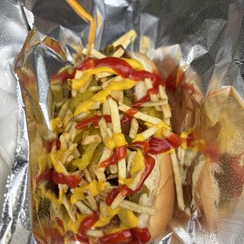Sami's Hot Dog Cart - half smoke with everything! - Food Stands Near Me - Washington, DC, District of Columbia Sami's Hot Dog Cart - half smoke with everything! - Food Stands Near Me - Washington, DC, District of Columbia