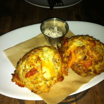 Manhattan Beach Post - Bacon Cheddar Biscuits are sooooooo addicting! 2 for $5 - New American Near Me - Manhattan Beach, California Manhattan Beach Post - Bacon Cheddar Biscuits are sooooooo addicting! 2 for $5 - New American Near Me - Manhattan Beach, California