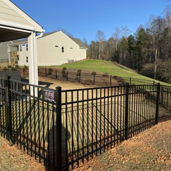 AFS Fence and Gates - Aluminum 3rail Black Fence - Fences & Gates Near Me - Alpharetta, Georgia AFS Fence and Gates - Aluminum 3rail Black Fence - Fences & Gates Near Me - Alpharetta, Georgia