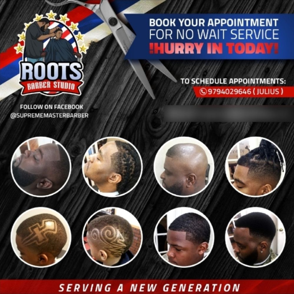 Roots Barber Studio Logo