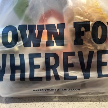 Chili's - To-Go bag: "Down for Wherever" - American Near Me - Goleta, California Chili's - To-Go bag: "Down for Wherever" - American Near Me - Goleta, California