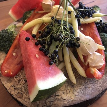 FLX Table - Missing here is the amazing bread, but beautiful seasonal spread! - New American Near Me - Geneva, New York