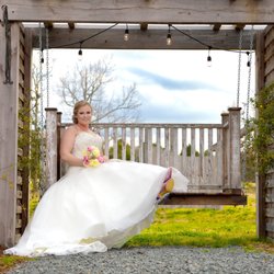 Thorndale Oaks - Beautiful bride, outside shot at Thorndale Oaks.  Photo credit: Atkins Photography