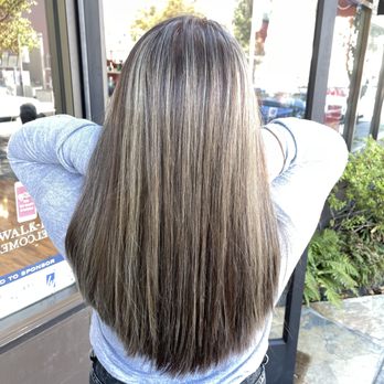 Jira Salon - From Dark brown to light with balayage by Jira - Makeup Artists Near Me - Burlingame, California Jira Salon - From Dark brown to light with balayage by Jira - Makeup Artists Near Me - Burlingame, California