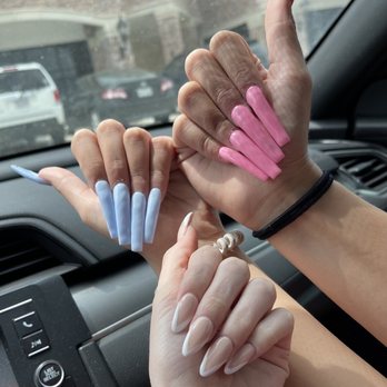 Cosmo Nail Lounge - My very picky girlies nails on Sunday! - Nail Salons Near Me - Double Oak , Texas Cosmo Nail Lounge - My very picky girlies nails on Sunday! - Nail Salons Near Me - Double Oak , Texas