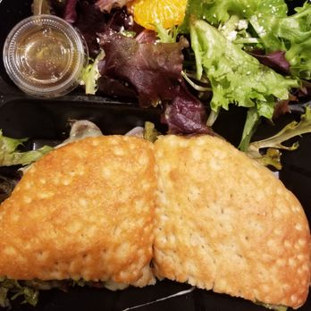 Urbane Cafe - Bella Portobello sandwich with green salad - Salad Near Me - Azusa, California