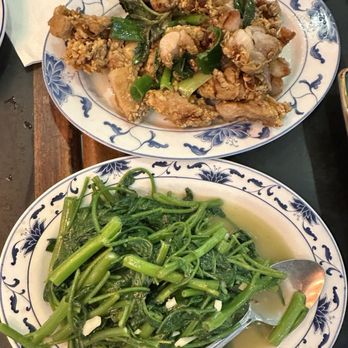 Taiwanese Gourmet - Morning glory (vegetable) - Taiwanese Near Me - Elmhurst, New York Taiwanese Gourmet - Morning glory (vegetable) - Taiwanese Near Me - Elmhurst, New York