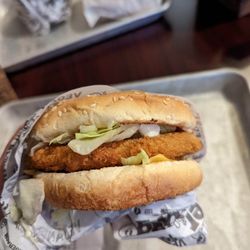 Odd Burger - Chicken cordon bleu.