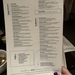 December menu
