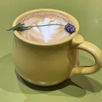 Snooze, an A.M. Eatery - Lavender Latte (the best I've ever had). - Breakfast & Brunch Near Me - Orange, California Snooze, an A.M. Eatery - Lavender Latte (the best I've ever had). - Breakfast & Brunch Near Me - Orange, California
