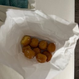 donuts in a paper bag donuts in a paper bag