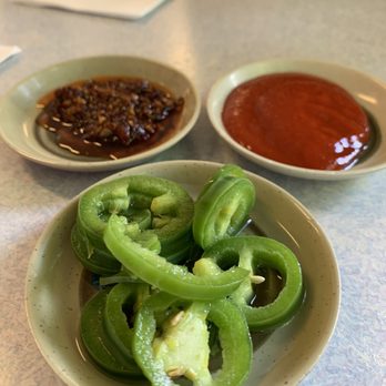 China Chen - Assorted condiments - Chinese Near Me - San Jose, California