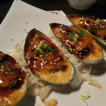 Momo Sushi - I had the teriyaki mussels. It was outstanding! It was full of flavor. A must have starter. - Sushi Bars Near Me - Henderson, Nevada Momo Sushi - I had the teriyaki mussels. It was outstanding! It was full of flavor. A must have starter. - Sushi Bars Near Me - Henderson, Nevada