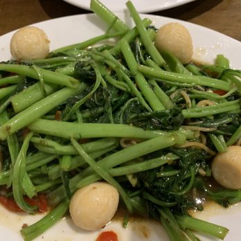 Mirasa - Kangkung with quail eggs - Indonesian Near Me - Mascot, NSW