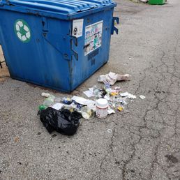 Residents dumb trash in alleyway Residents dumb trash in alleyway