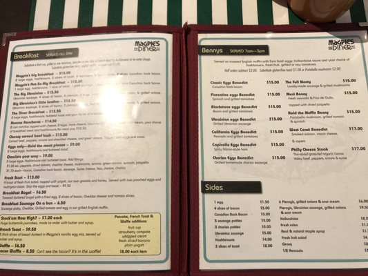 Menu photo 3 Magpie's Diner Powell River, BC