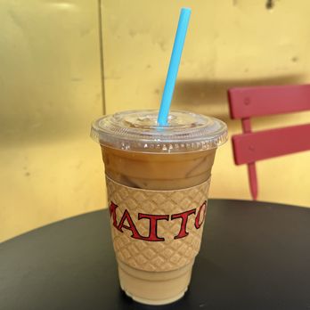 Matto Espresso - Matto Espresso's large, delicious and refreshing Pistachio Cold Brew with Home-made Organic Oat Milk! - Coffee & Tea Near Me - New York, New York Matto Espresso - Matto Espresso's large, delicious and refreshing Pistachio Cold Brew with Home-made Organic Oat Milk! - Coffee & Tea Near Me - New York, New York