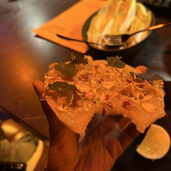 Darkroom - Scallop tostada - Wine Bars Near Me - Santa Ana, California