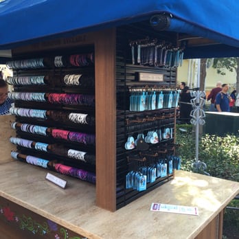Wandering Oaken's Trading Post - The bracelet and leather tag kiosk. - Gift Shops Near Me - Anaheim, California