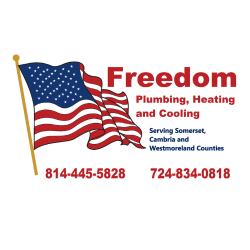 Freedom Plumbing, Heating and Cooling Logo