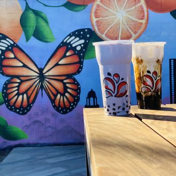 Kung Fu Tea - Outside area is very nice cute - Bubble Tea Near Me - Riverside, California