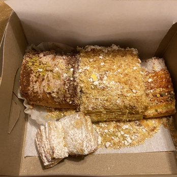 Laleh Bakery - a half eaten pastry in a box - Bakeries Near Me - North Vancouver, British Columbia Laleh Bakery - a half eaten pastry in a box - Bakeries Near Me - North Vancouver, British Columbia