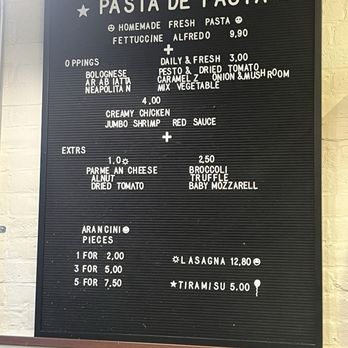 PastaSole - Menu - Italian Near Me - New York, New York PastaSole - Menu - Italian Near Me - New York, New York
