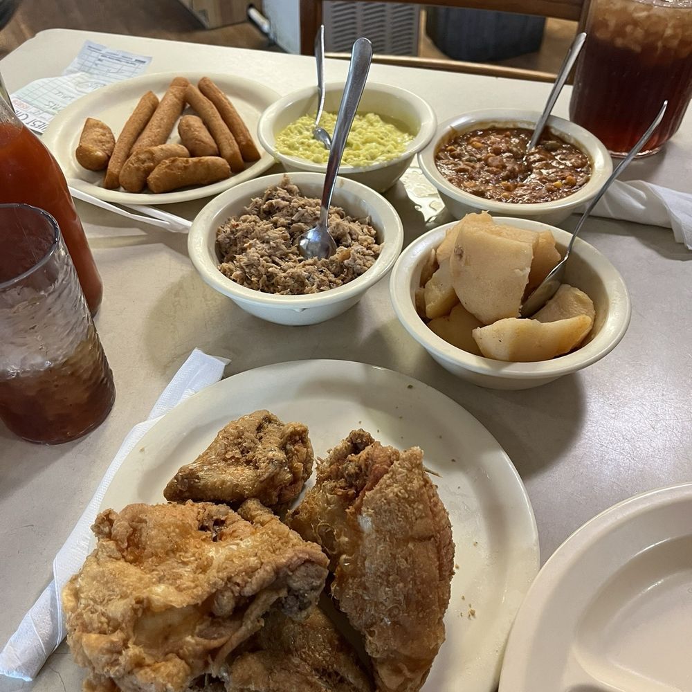 Parker's - First serving of all you can eat for two people. - Barbeque Near Me - Wilson, North Carolina