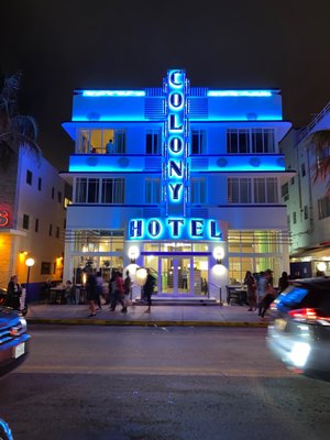 Photo of Colony Cafe - Miami Beach, FL, US. Miami Beach Staple Hotel
