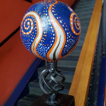 McMenamins on Monroe - Another great painted ball. - Bars Near Me - Corvallis, Oregon