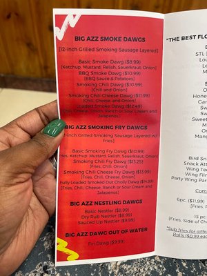 Menu photo 1 Big Dawgs Wings & Things St. Louis, MO