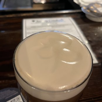 Tommy Condon's - I appreciated the shamrock on my Pint of Guinness - Irish Near Me - Charleston, South Carolina