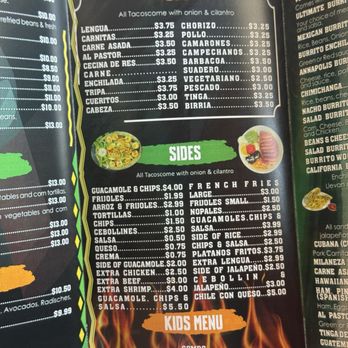 Taqueria El Cabrito - Menu - Mexican Near Me - Wheaton, Maryland Taqueria El Cabrito - Menu - Mexican Near Me - Wheaton, Maryland