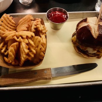 Emily - The Emmy Double Stack Burger - Pizza Near Me - New York, New York