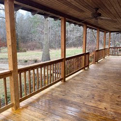 Richards Painting of Albemarle - Deck Stained