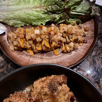 XO Restaurant - Adobo Fried chicken with buttermilk and pork lettuce wrap - Asian Fusion Near Me - Honolulu, Hawaii XO Restaurant - Adobo Fried chicken with buttermilk and pork lettuce wrap - Asian Fusion Near Me - Honolulu, Hawaii