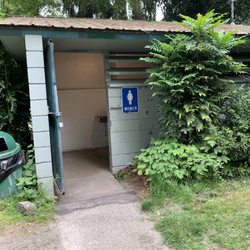 Restroom building.
