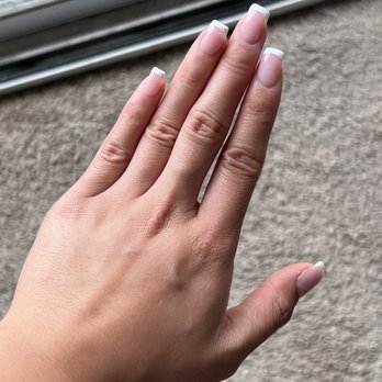 Radiance Nails Studio - Gel French tip full acrylic set - Nail Salons Near Me - San Diego, California Radiance Nails Studio - Gel French tip full acrylic set - Nail Salons Near Me - San Diego, California