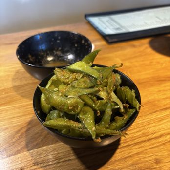 Sushi Damu - Spicy Garlic Edamame - Sushi Bars Near Me - Tustin, California Sushi Damu - Spicy Garlic Edamame - Sushi Bars Near Me - Tustin, California