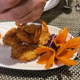 Coconut prawns! Coconut prawns!
