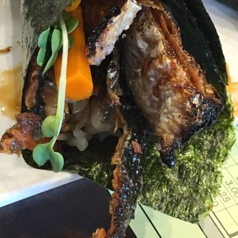 Gin Sushi - SALMON-SKIN handroll - Sushi Bars Near Me - Temecula, California
