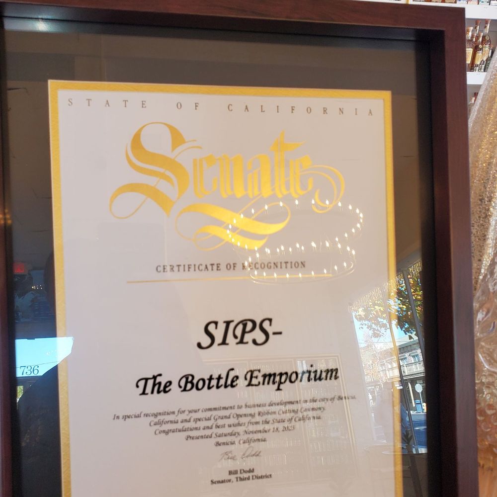 SIPS - Congrats - Beer, Wine & Spirits Near Me - Benicia, California SIPS - Congrats - Beer, Wine & Spirits Near Me - Benicia, California