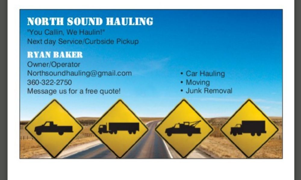 NORTH SOUND HAULING SedroWoolley, Washington Junk Removal